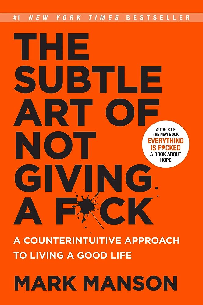 Cover of The Subtle Art of not Giving a Fuck
